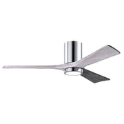 Matthews Fan Company - IR3HLK-CR-BW-52 - 52"Ceiling Fan - Irene-3HLK - Polished Chrome