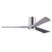 Matthews Fan Company - IR3HLK-CR-BW-60 - 60"Ceiling Fan - Irene-3HLK - Polished Chrome