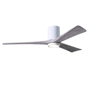 Matthews Fan Company - IR3HLK-WH-BW-60 - 60"Ceiling Fan - Irene-3HLK - Gloss White
