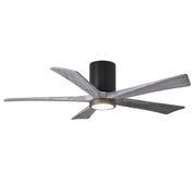 Matthews Fan Company - IR5HLK-BK-BW-52 - 52"Ceiling Fan - Irene-5HLK - Matte Black