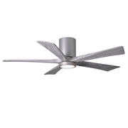Matthews Fan Company - IR5HLK-BN-BW-52 - 52"Ceiling Fan - Irene-5HLK - Brushed Nickel
