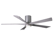 Matthews Fan Company - IR5HLK-BN-BW-60 - 60"Ceiling Fan - Irene-5HLK - Brushed Nickel