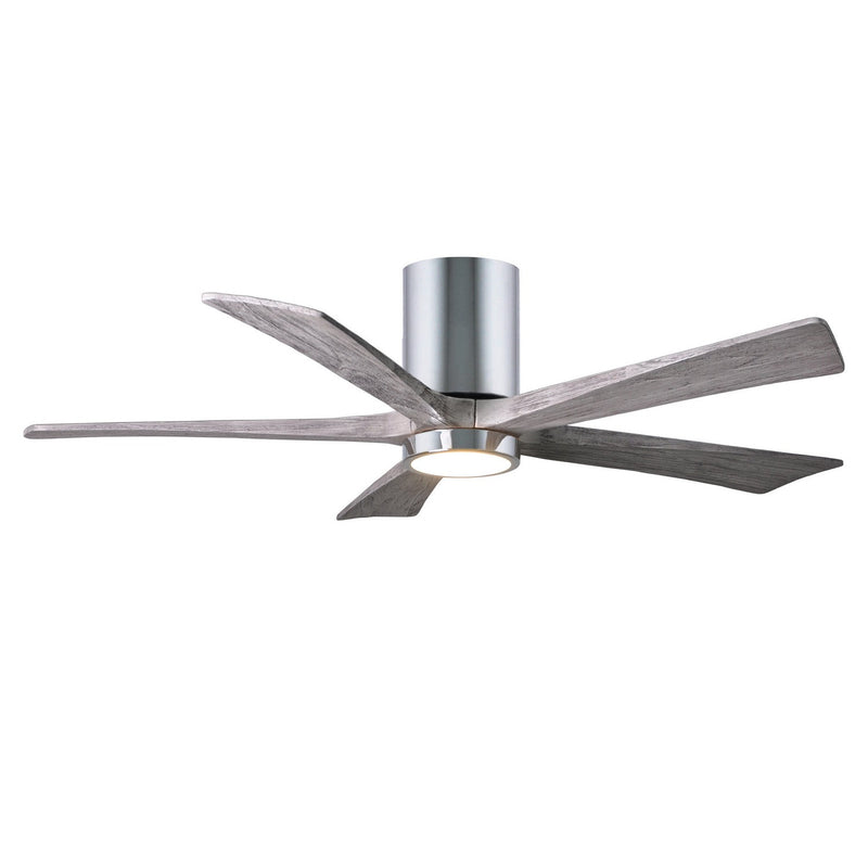 Matthews Fan Company - IR5HLK-CR-BW-52 - 52"Ceiling Fan - Irene-5HLK - Polished Chrome