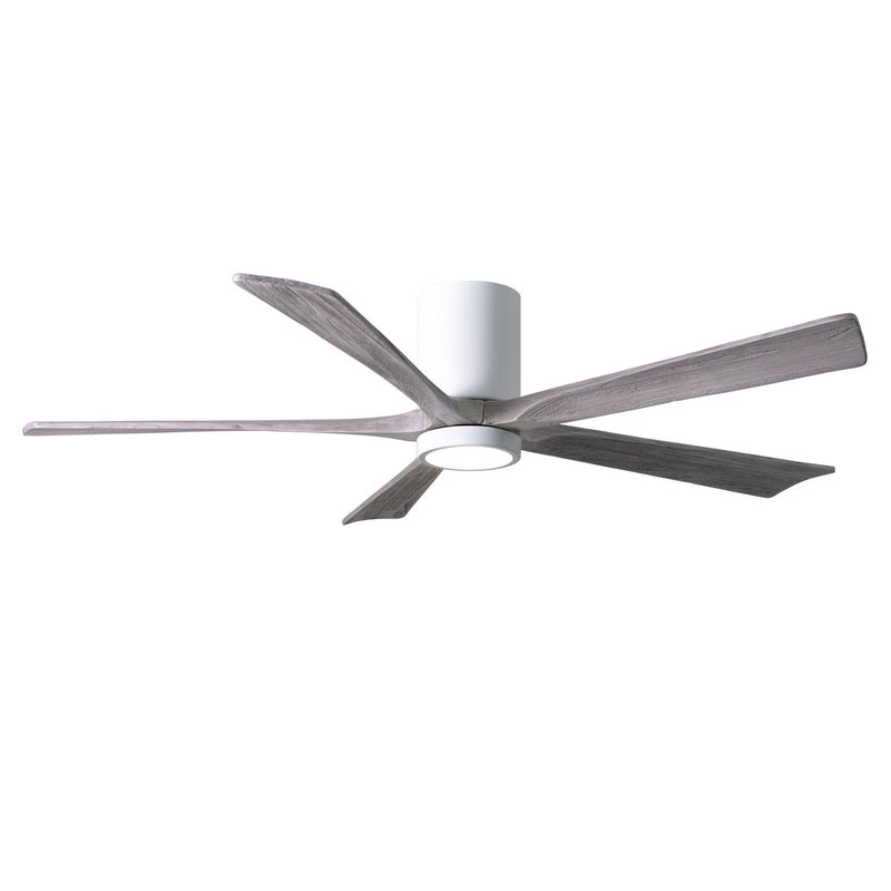 Matthews Fan Company - IR5HLK-WH-BW-60 - 60"Ceiling Fan - Irene-5HLK - Gloss White