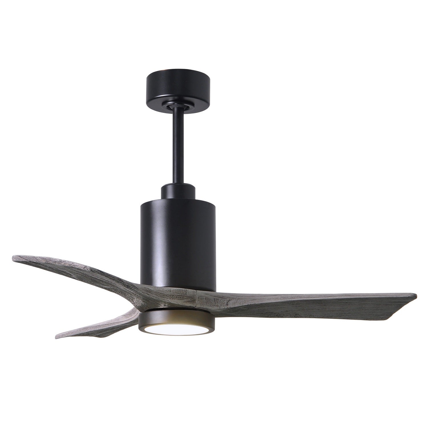 Matthews Fan Company - PA3-BK-BW-42 - 42"Ceiling Fan - Patricia - Matte Black