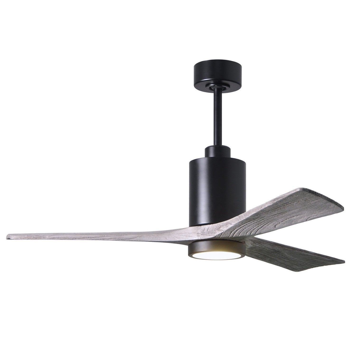 Matthews Fan Company - PA3-BK-BW-52 - 52"Ceiling Fan - Patricia - Matte Black