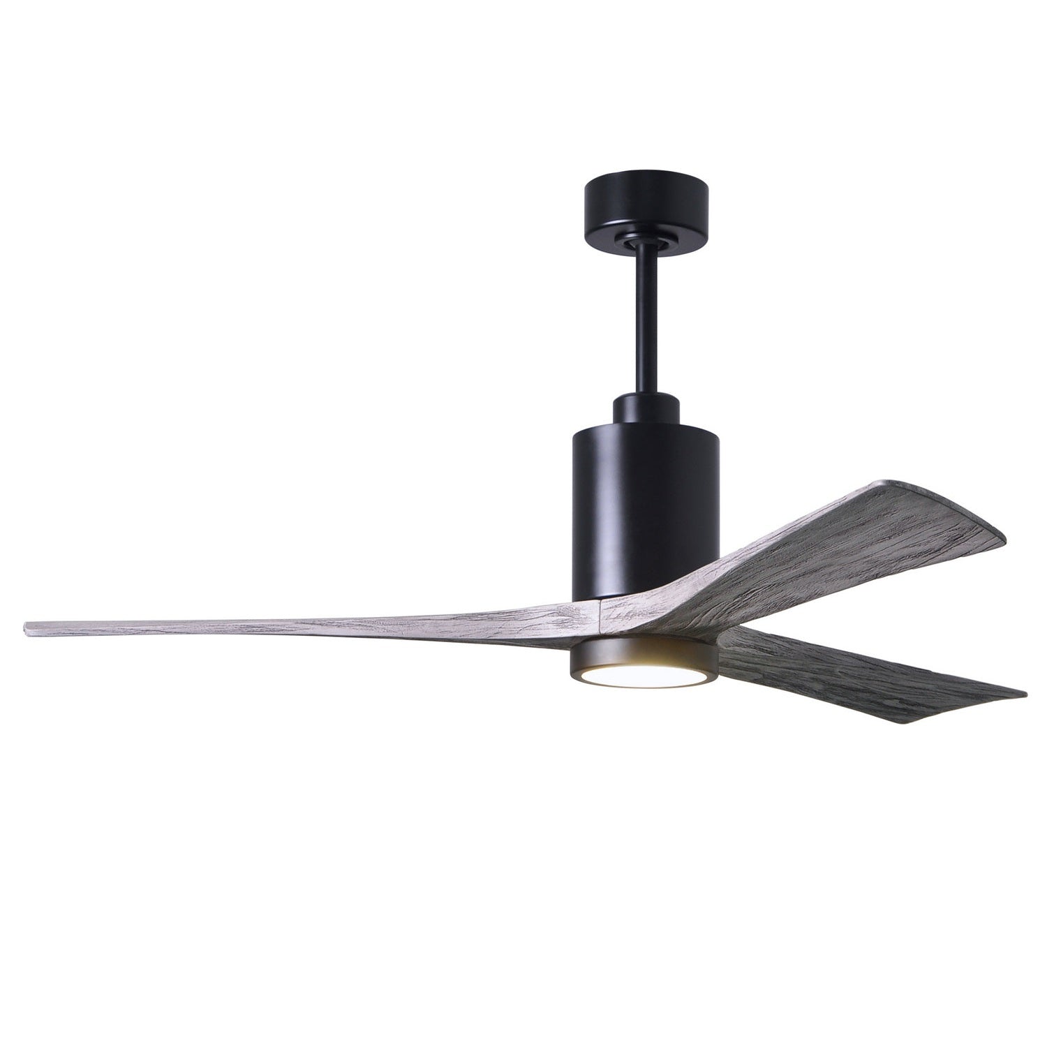 Matthews Fan Company - PA3-BK-BW-60 - 60"Ceiling Fan - Patricia - Matte Black