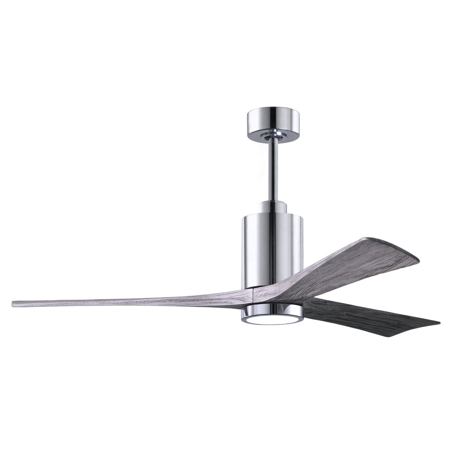 Matthews Fan Company - PA3-CR-BW-60 - 60"Ceiling Fan - Patricia - Polished Chrome