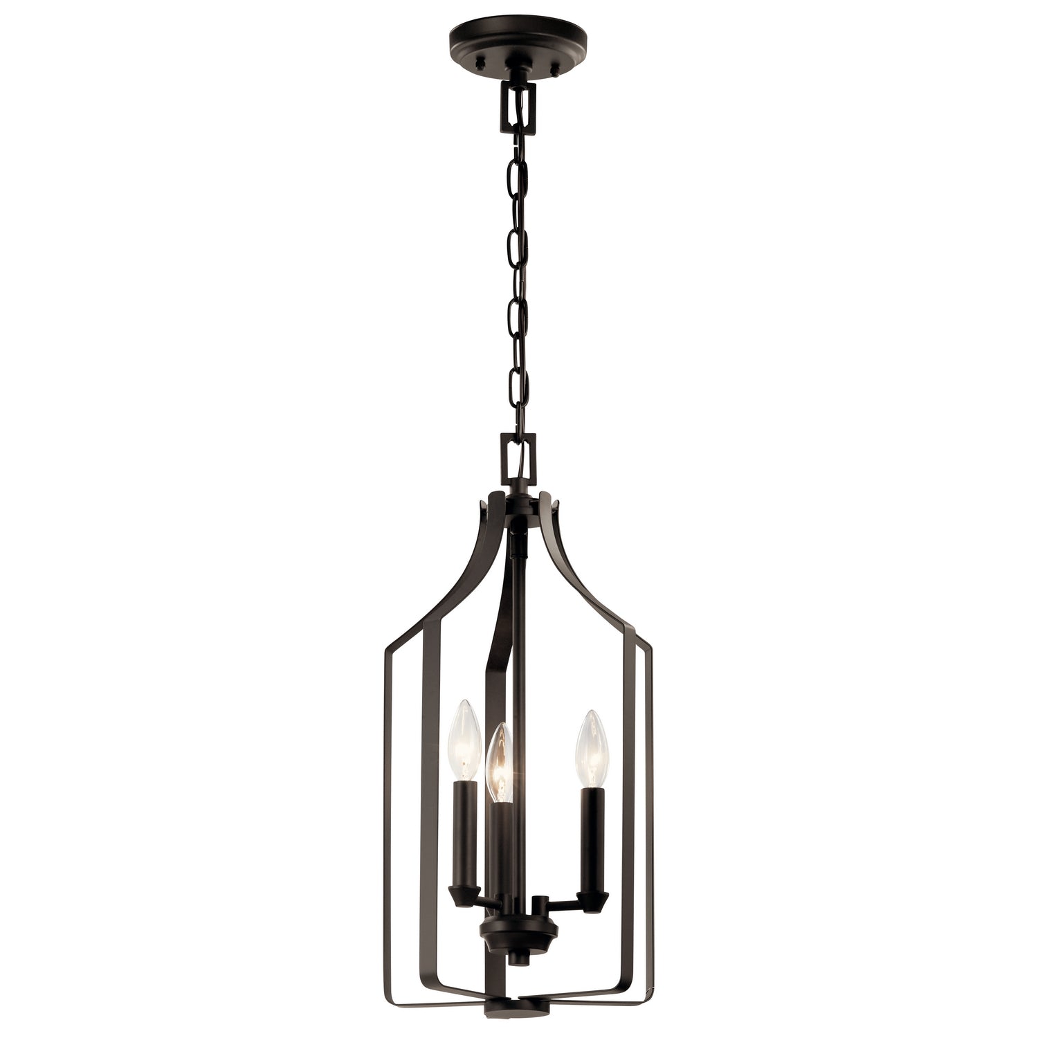 Kichler - 42499OZ - Three Light Pendant - Morrigan - Olde Bronze