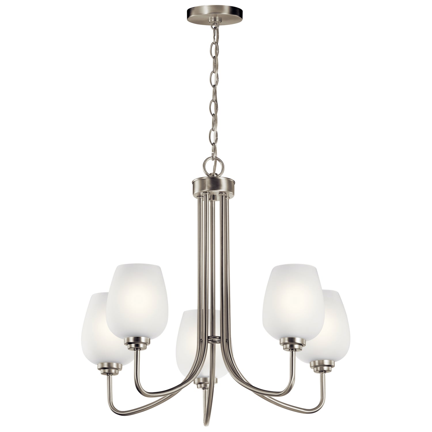 Kichler - 44377NI - Five Light Chandelier - Valserrano - Brushed Nickel