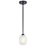 Kichler - 44380BK - One Light Mini Pendant - Valserrano - Black