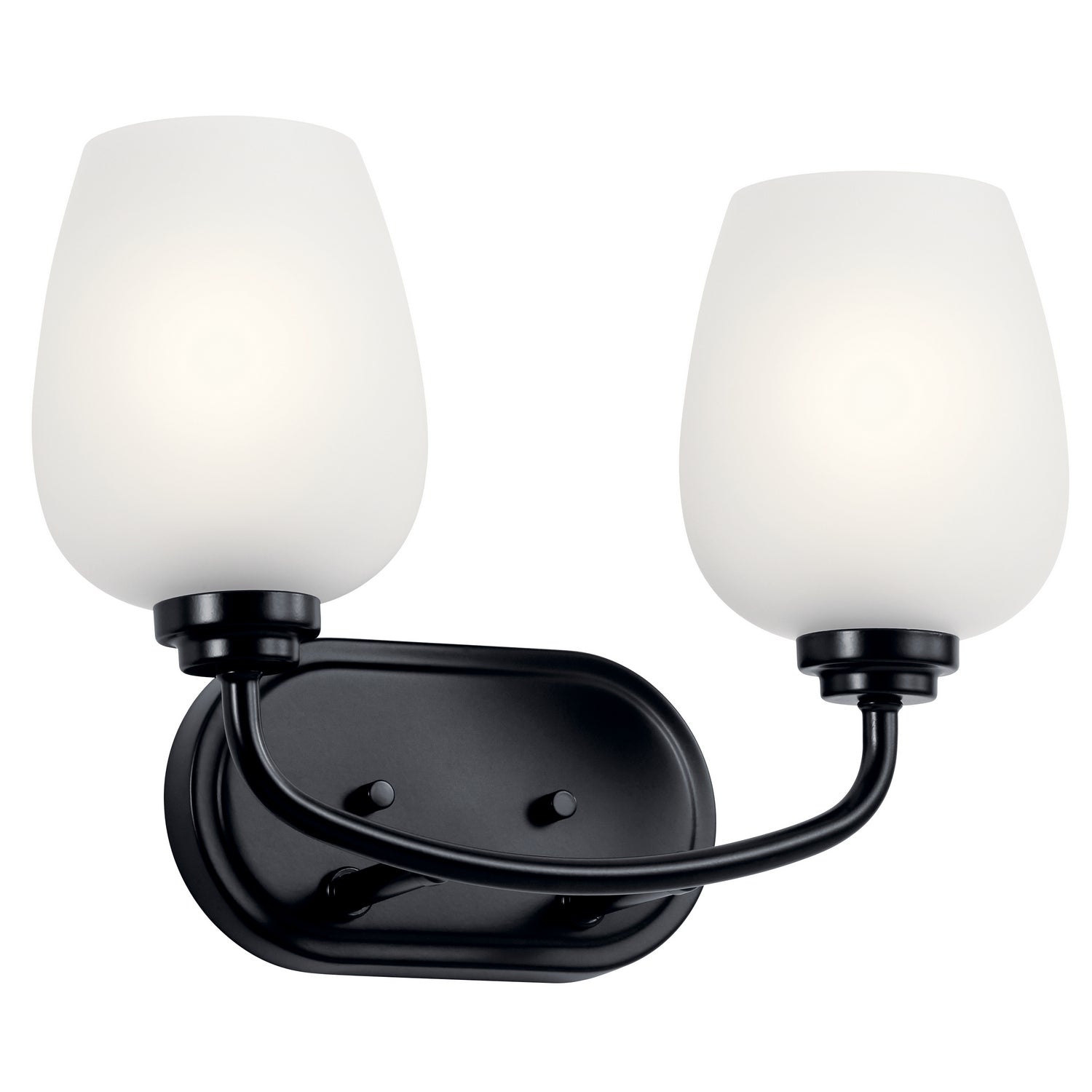 Kichler - 45128BK - Two Light Bath - Valserrano - Black