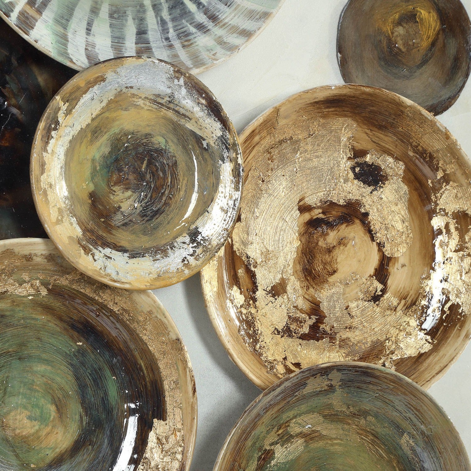 Uttermost - 04152 - Shadow Box - Myla - Metallic Gold Leaf