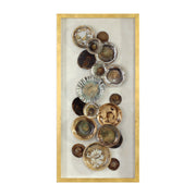 Uttermost - 04152 - Shadow Box - Myla - Metallic Gold Leaf