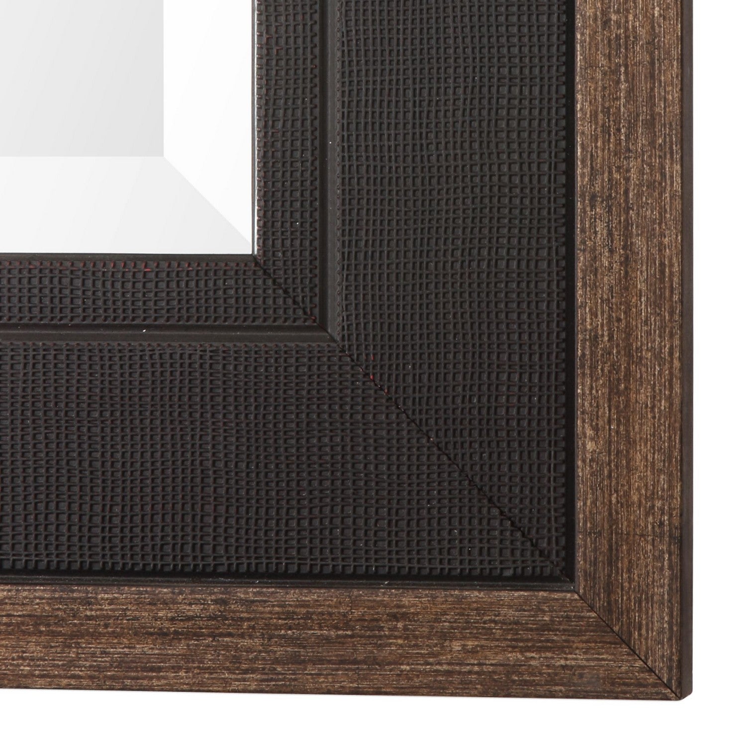 Uttermost - 09377 - Mirror - Staveley - Rustic Black
