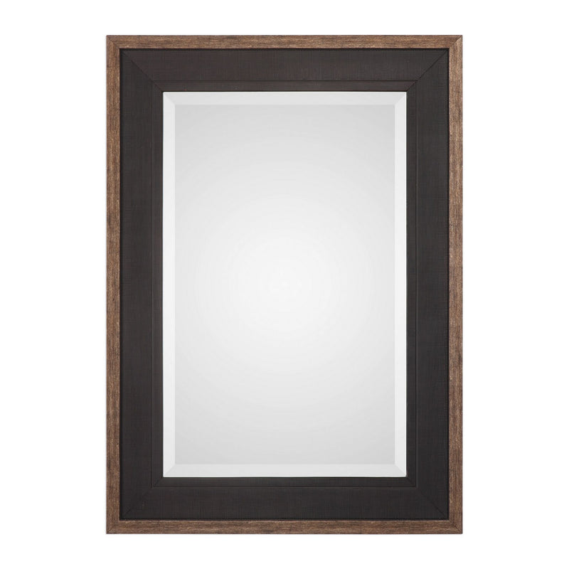 Uttermost - 09377 - Mirror - Staveley - Rustic Black