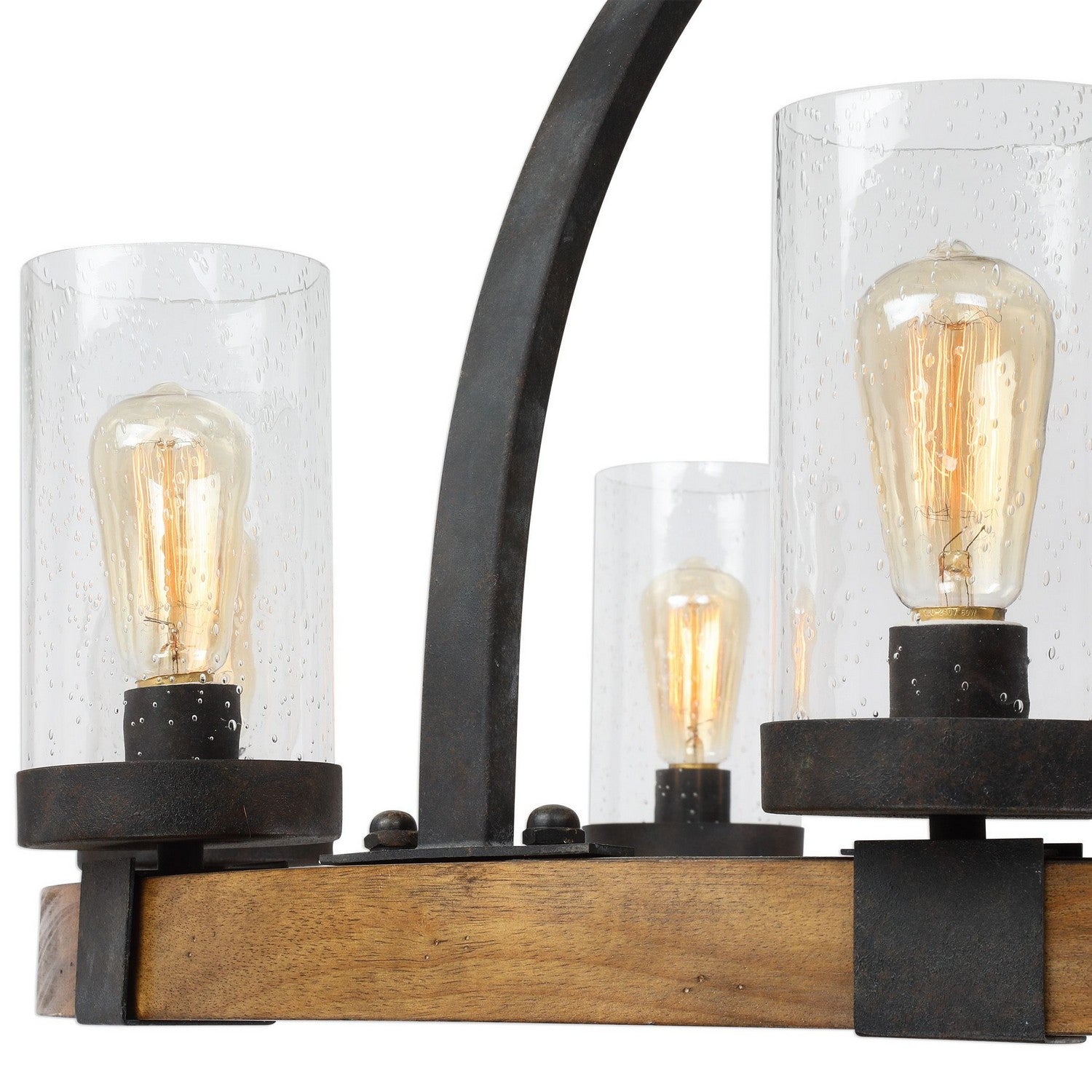Uttermost - 22133 - Eight Light Pendant - Atwood - Deep Weathered Bronze