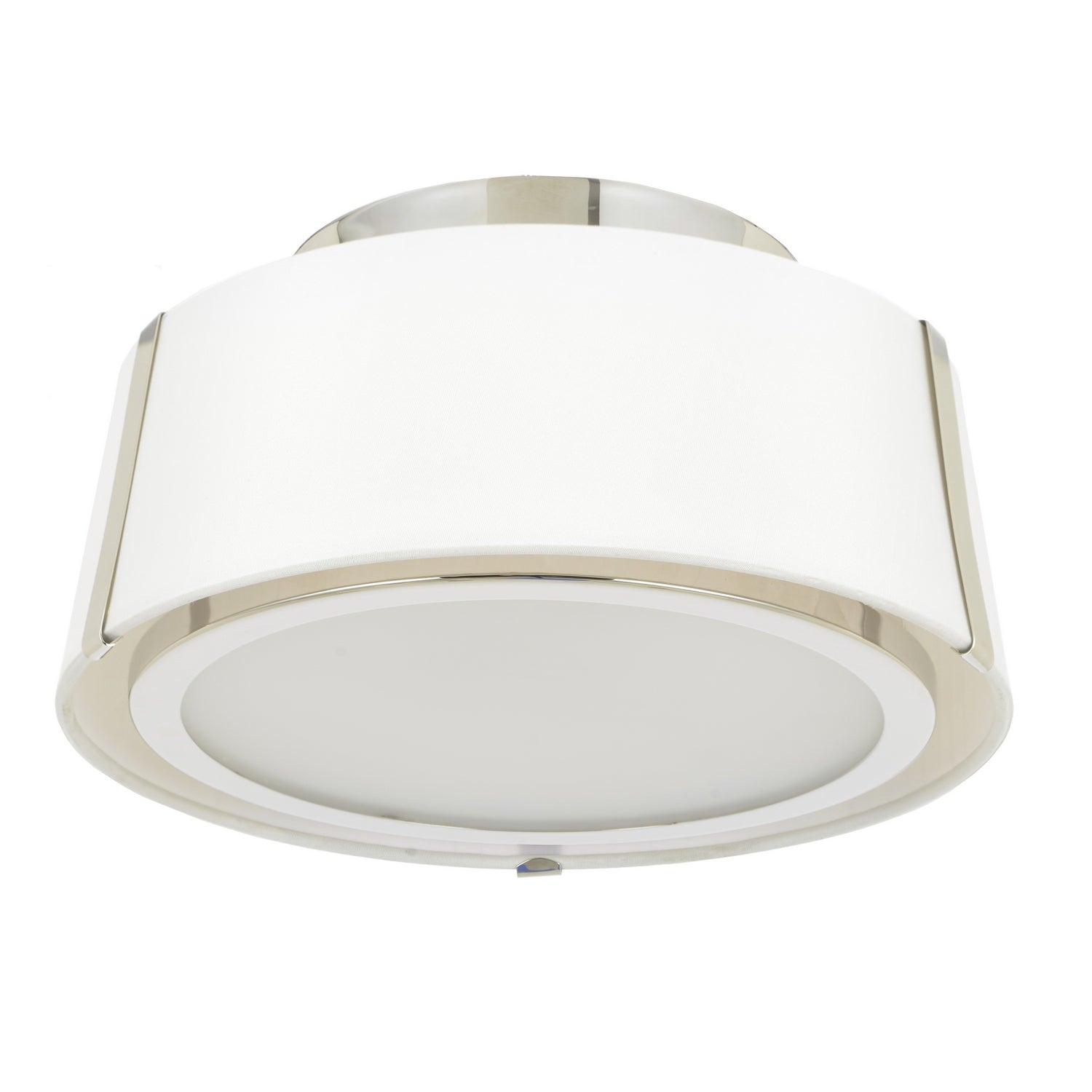 Crystorama - FUL-903-PN - Two Light Semi Flush Mount - Fulton - Polished Nickel