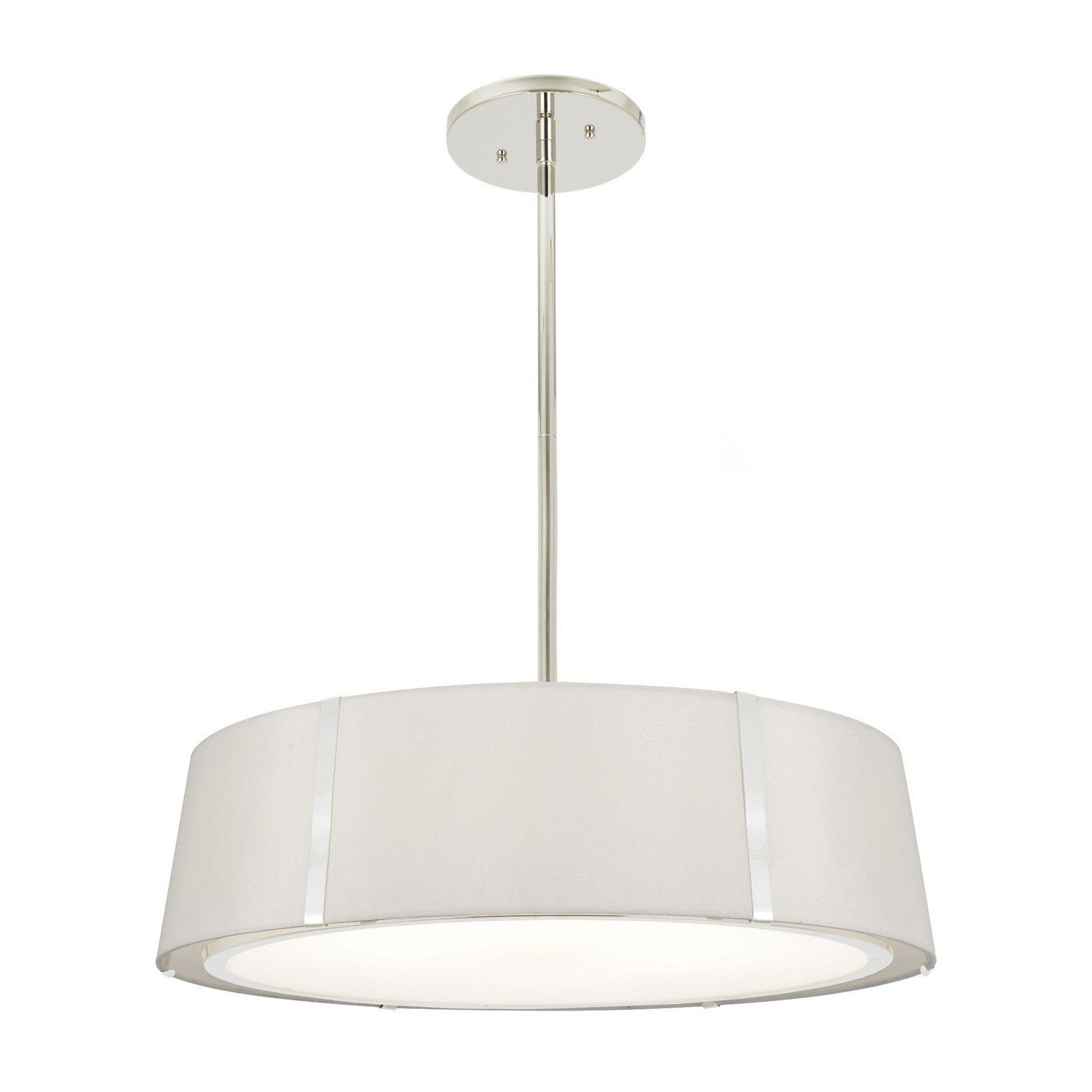 Crystorama - FUL-907-PN - Six Light Chandelier - Fulton - Polished Nickel