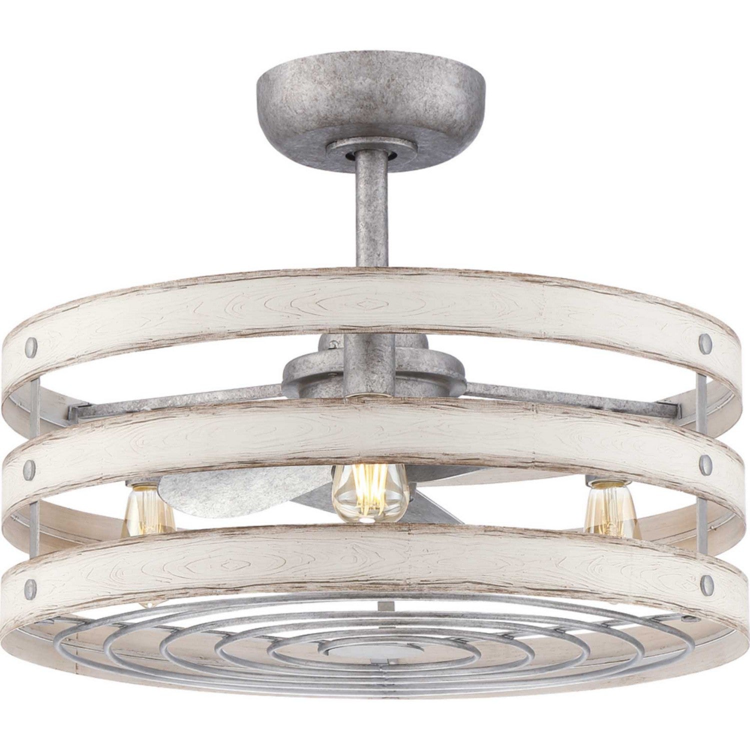 Progress Lighting - P250012-141-22 - 23"Ceiling Fan - Gulliver - Galvanized Finish