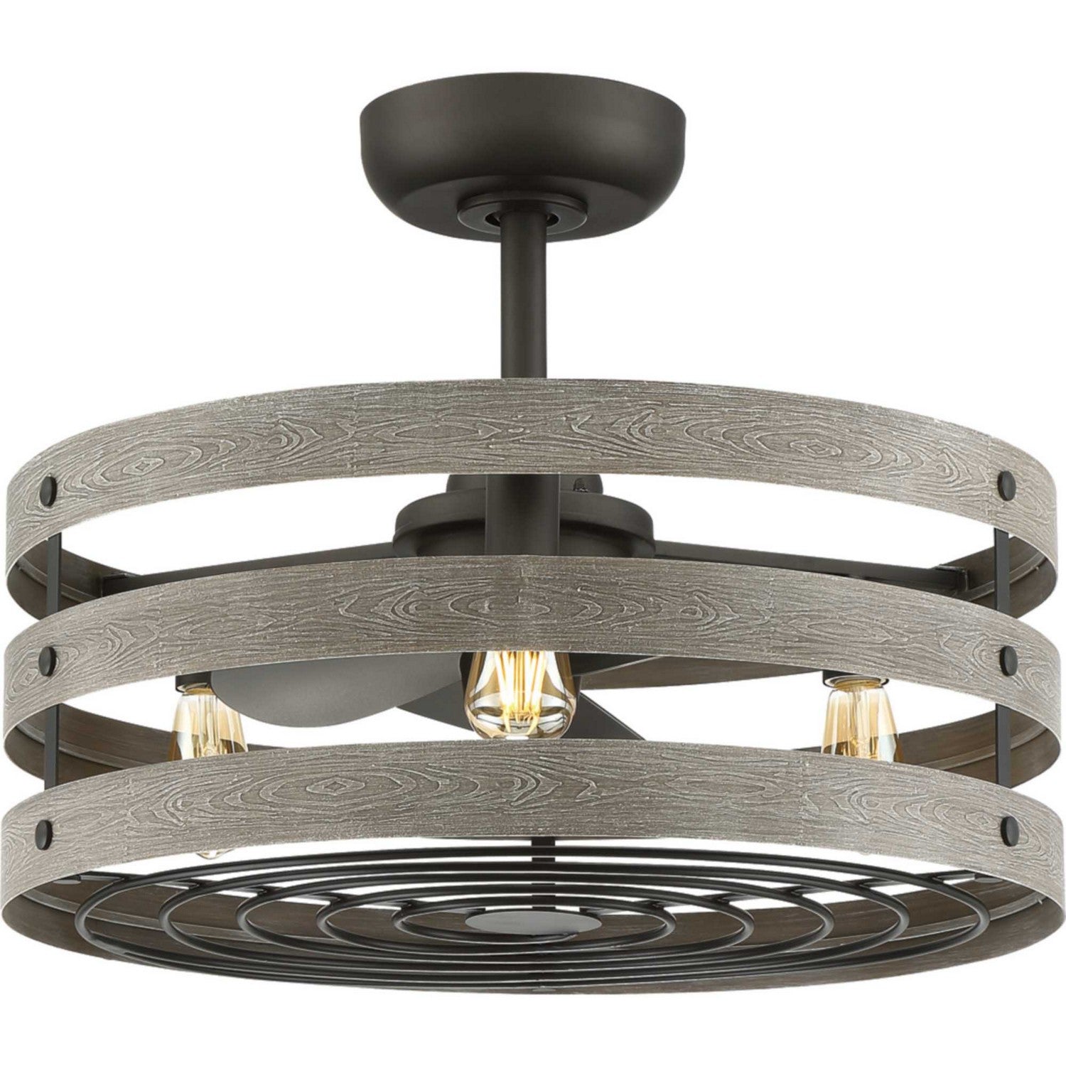 Progress Lighting - P250012-143-22 - 23"Ceiling Fan - Gulliver - Graphite