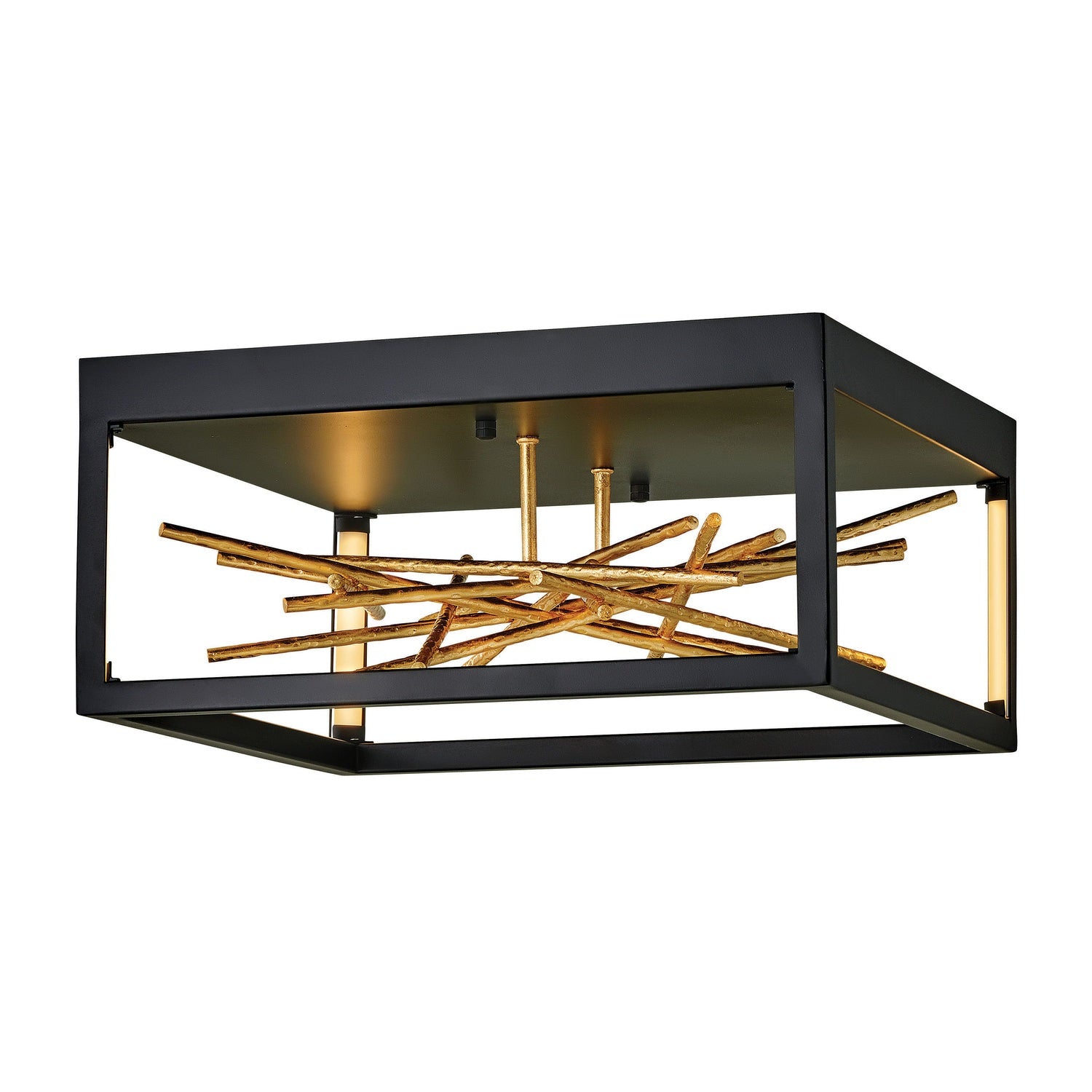 Fredrick Ramond - FR46401BLK - LED Flush Mount - Styx - Black