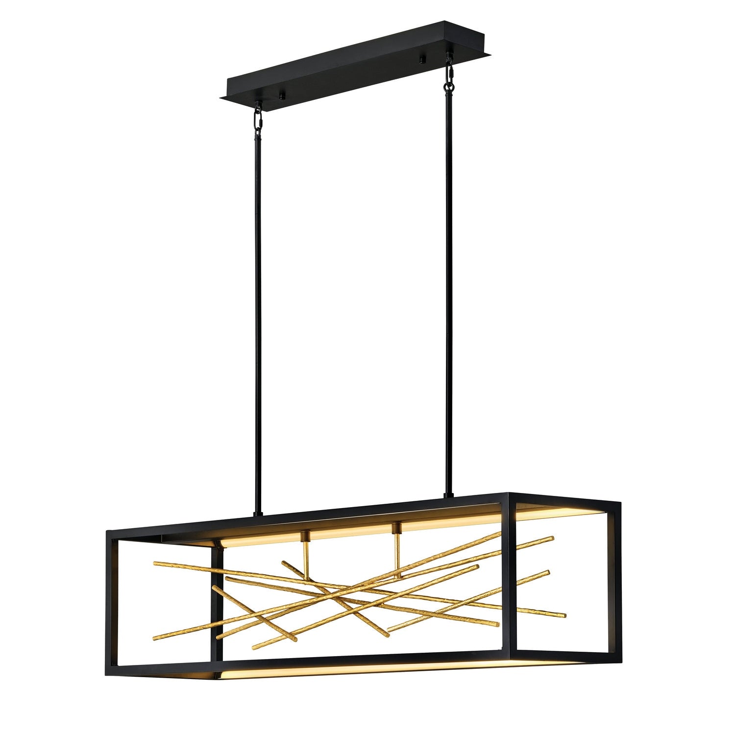 Fredrick Ramond - FR46406BLK - LED Linear Pendant - Styx - Black