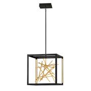 Fredrick Ramond - FR46407BLK - LED Pendant - Styx - Black