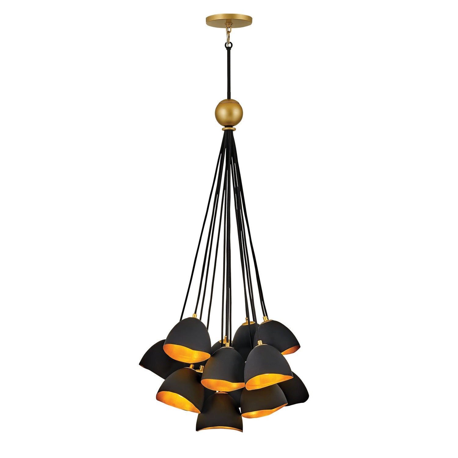 Hinkley - 35906SHB - LED Chandelier - Nula - Shell Black