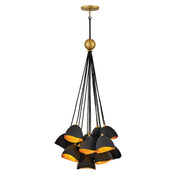 Hinkley - 35906SHB - LED Chandelier - Nula - Shell Black