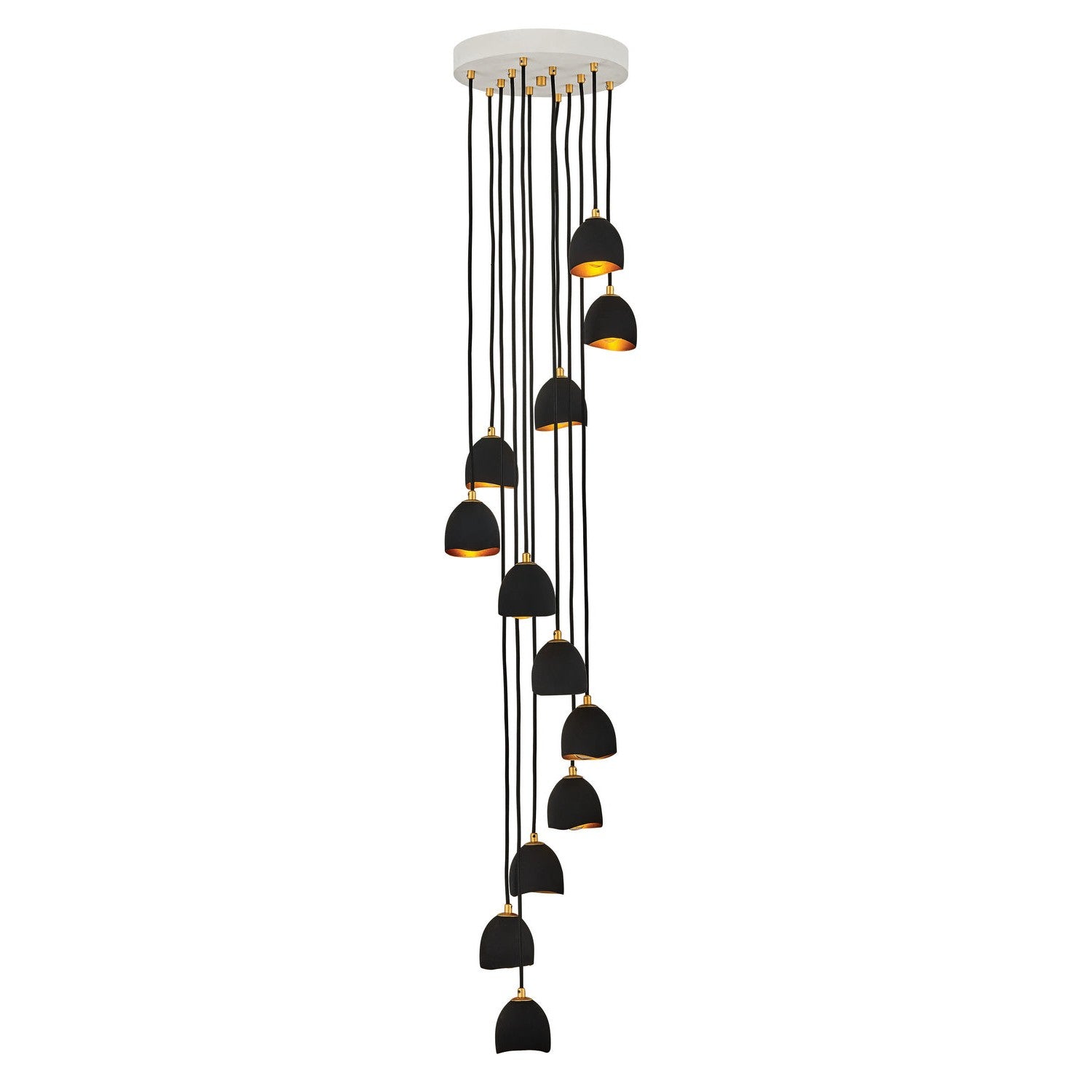 Hinkley - 35908SHB - LED Chandelier - Nula - Shell Black