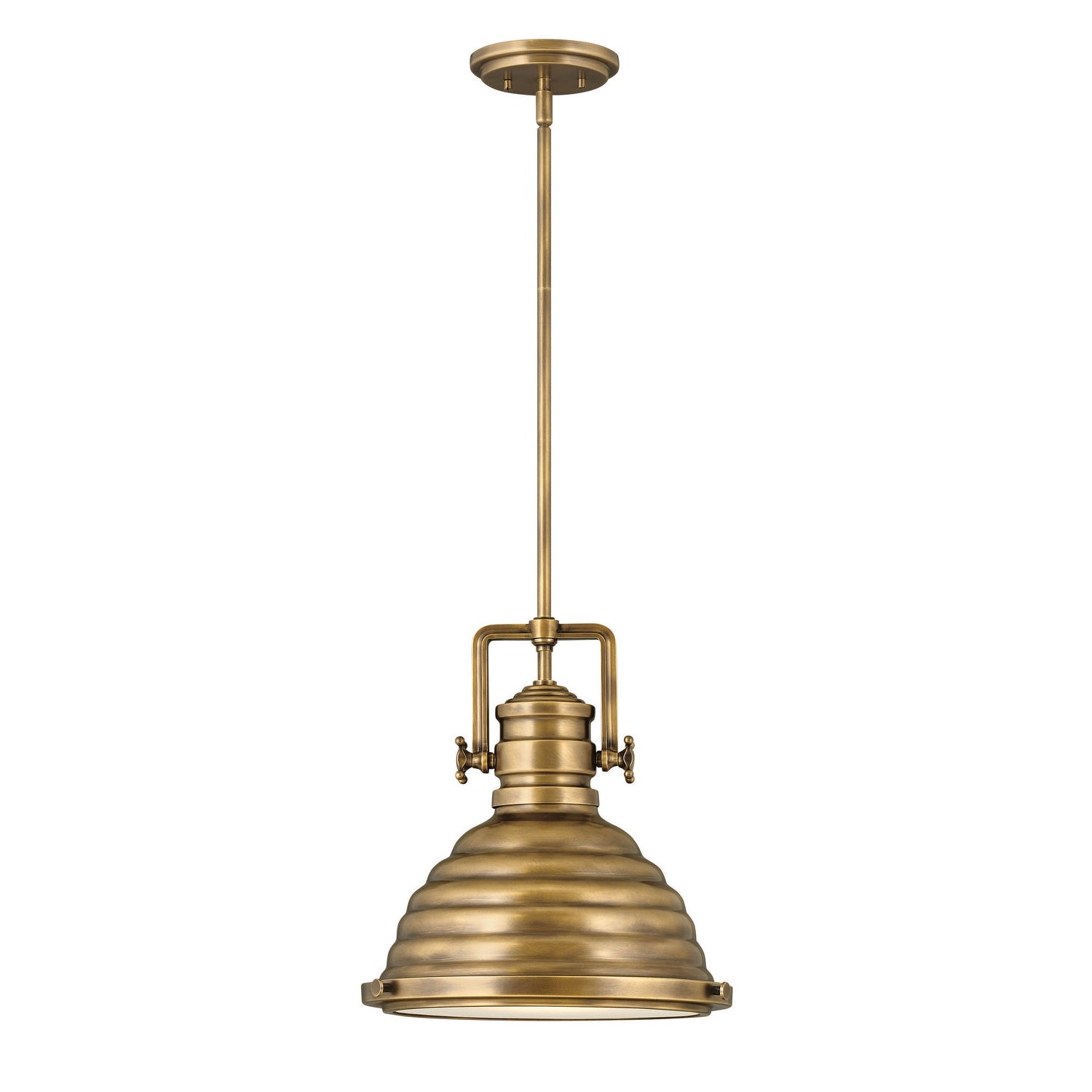 Hinkley - 4697HB - LED Pendant - Keating - Heritage Brass