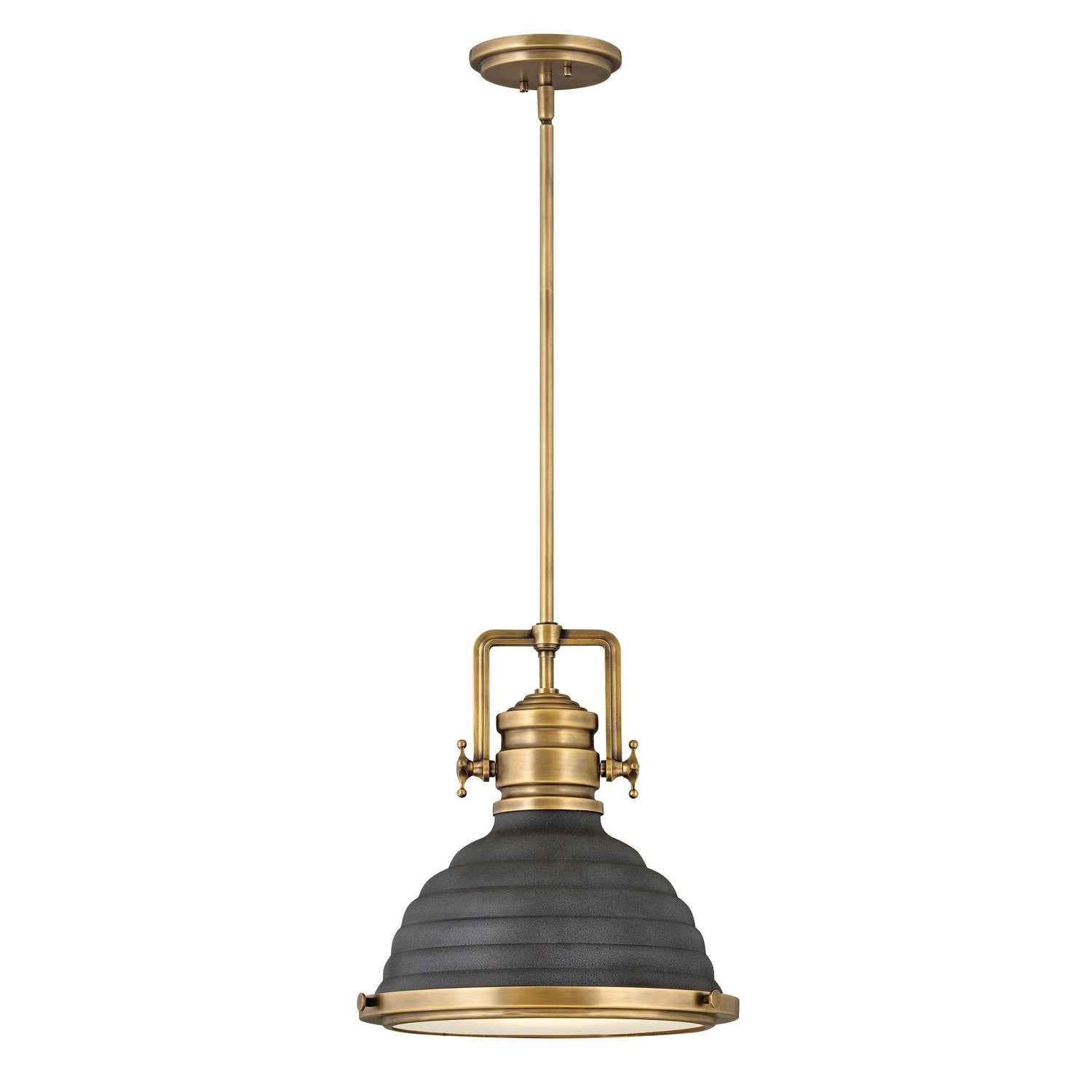 Hinkley - 4697HB-DZ - LED Pendant - Keating - Heritage Brass