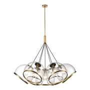 Alora - PD304007VBCG - Pendant - Coast - Clear Glass/Vintage Brass