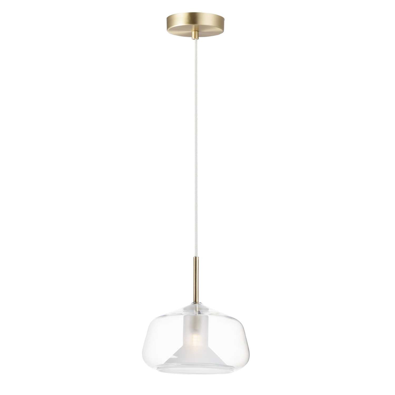 ET2 - E10042-18SBR - LED Pendant - Deuce - Satin Brass