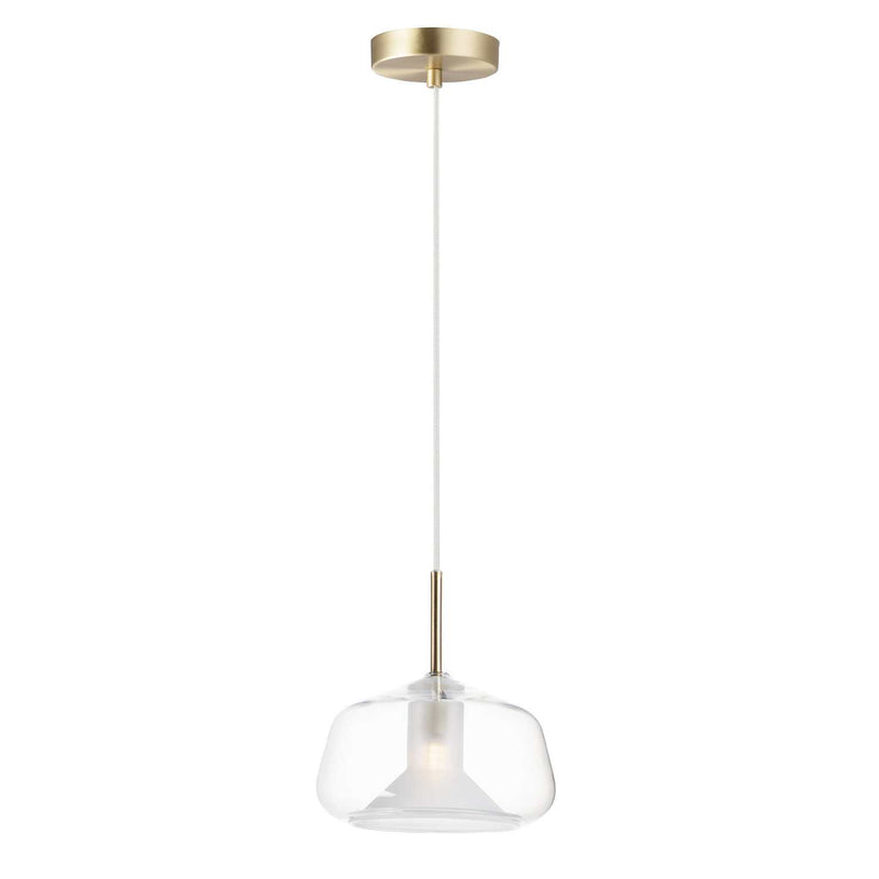 ET2 - E10042-18SBR - LED Pendant - Deuce - Satin Brass