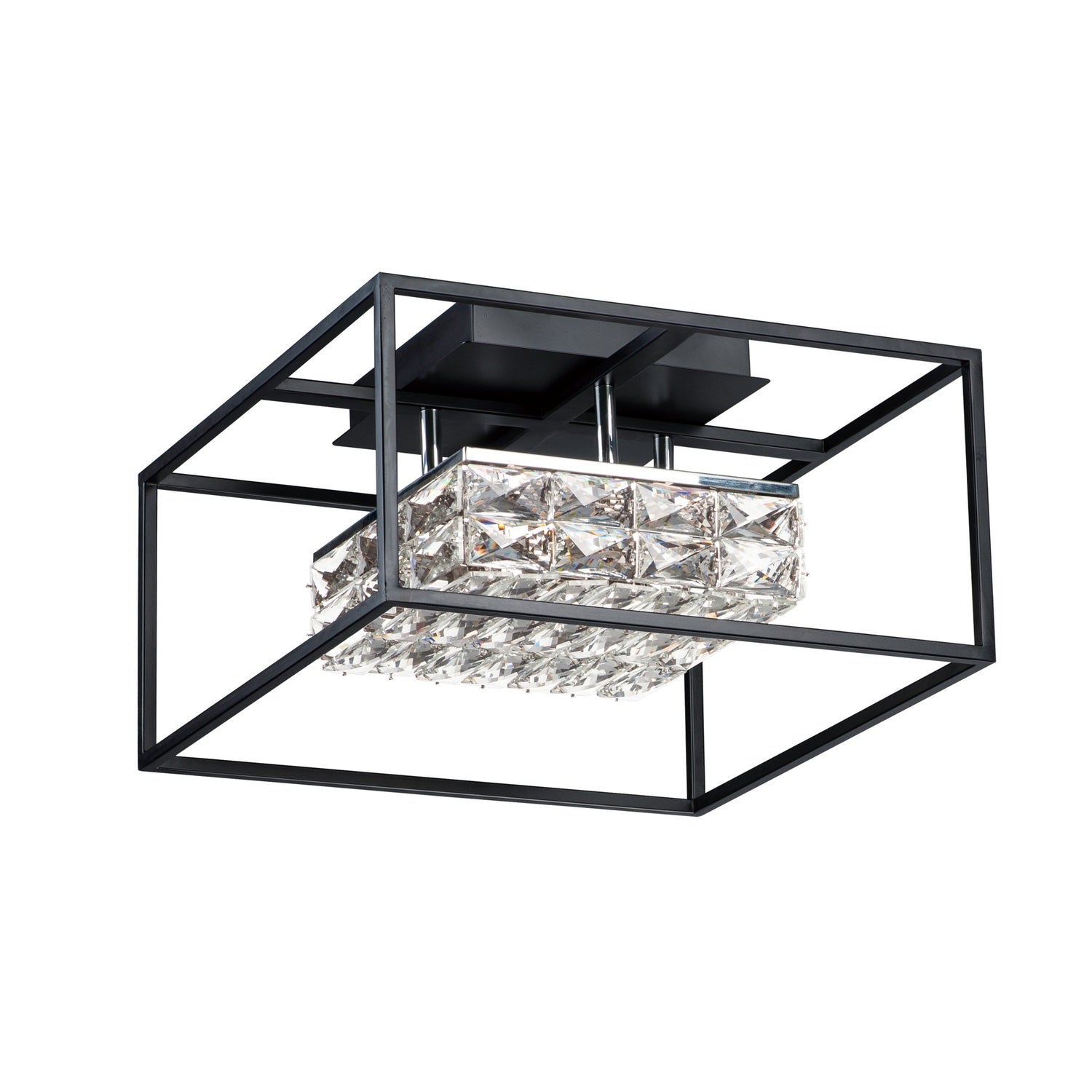 ET2 - E23300-20BK - LED Flush Mount - Zephyr - Black