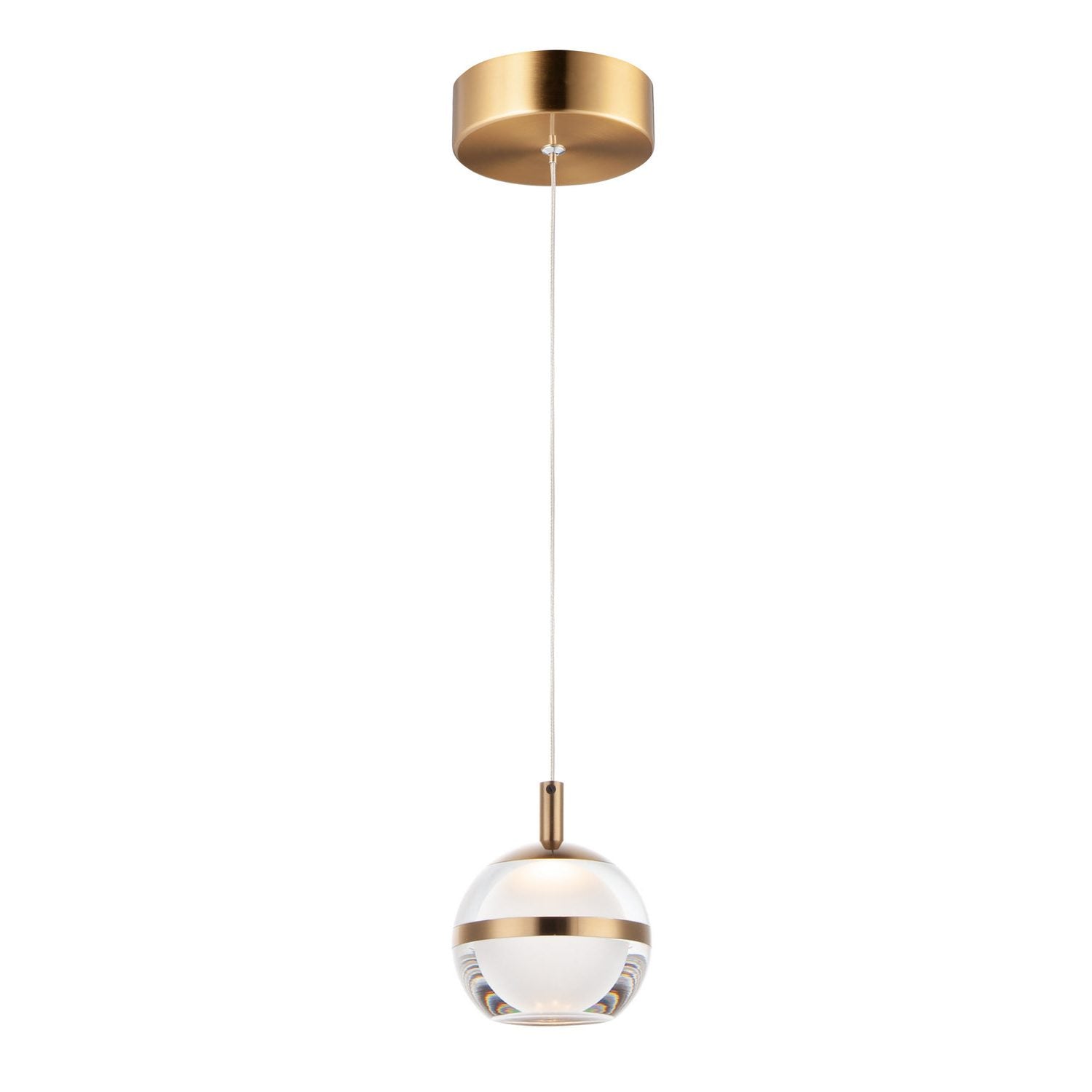 ET2 - E24591-93NAB - LED Pendant - Swank - Natural Aged Brass