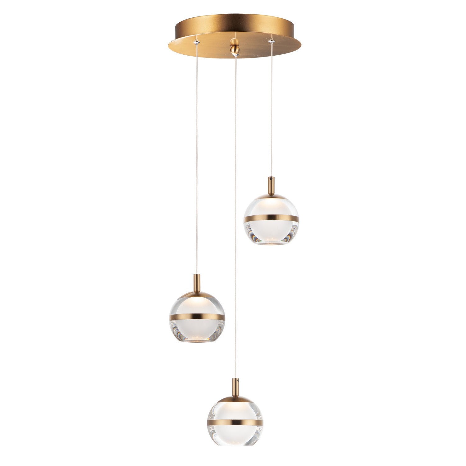 ET2 - E24593-93NAB - LED Pendant - Swank - Natural Aged Brass