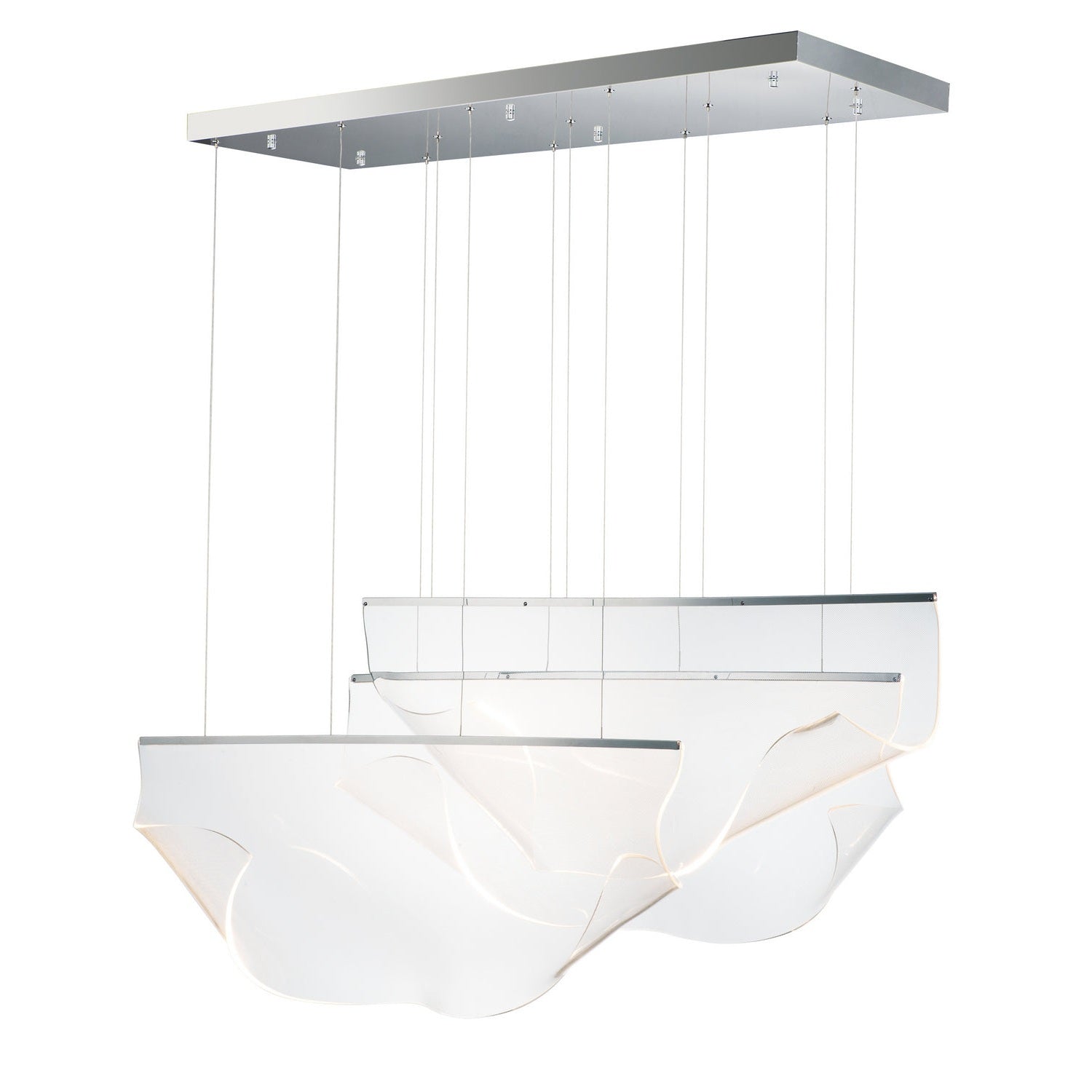 ET2 - E24873-133PC - LED Pendant - Rinkle - Polished Chrome