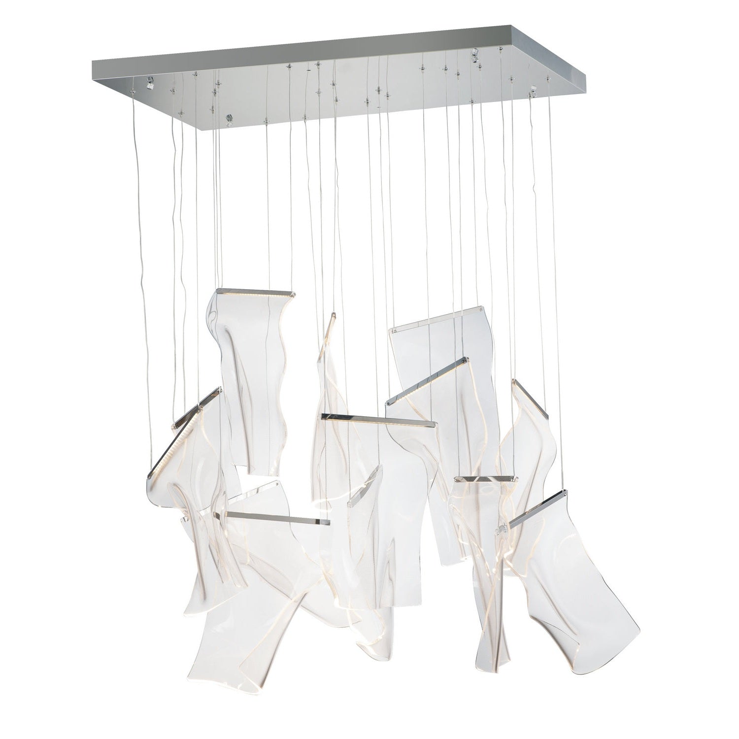 ET2 - E24878-133PC - LED Pendant - Rinkle - Polished Chrome