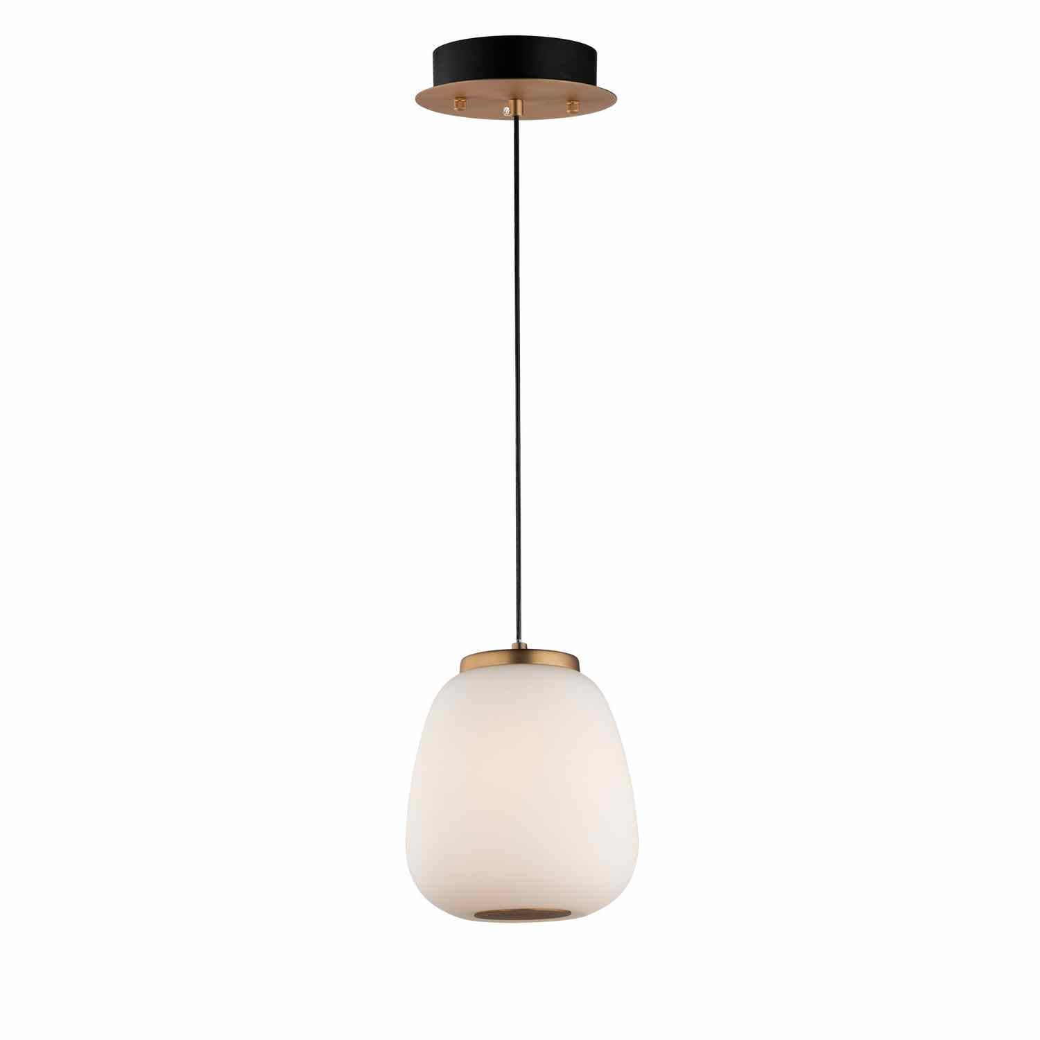 ET2 - E25063-92BKGLD - LED Pendant - Soji - Black / Gold