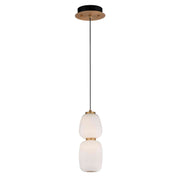 ET2 - E25066-92BKGLD - LED Pendant - Soji - Black / Gold