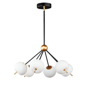 ET2 - E25116-92BKGLD - LED Pendant - Quest - Black / Gold