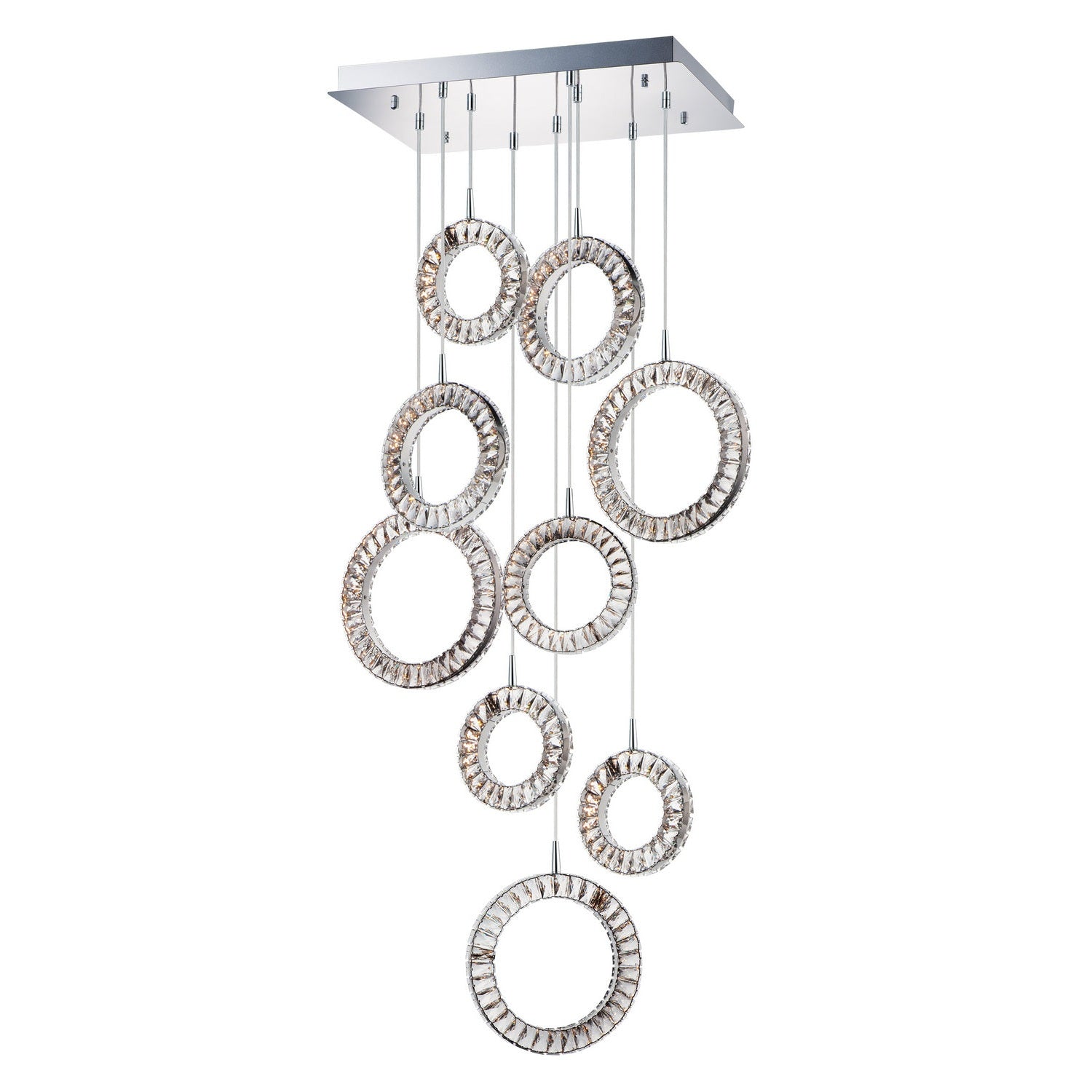 ET2 - E30568-20PC - LED Pendant - Charm - Polished Chrome