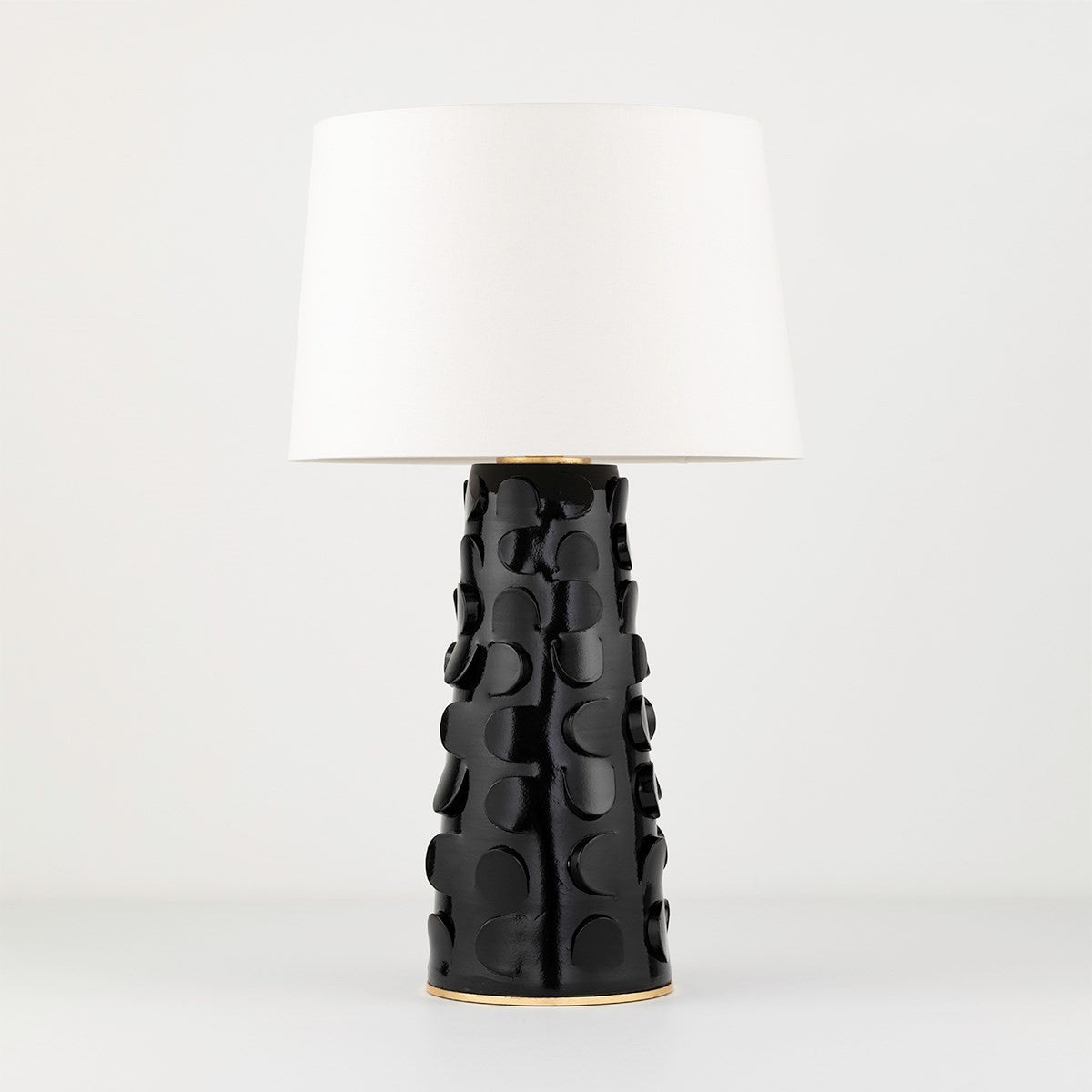Mitzi - HL335201-BLK/GL - One Light Table Lamp - Naomi - Black Lustro/Gold Leaf Combo