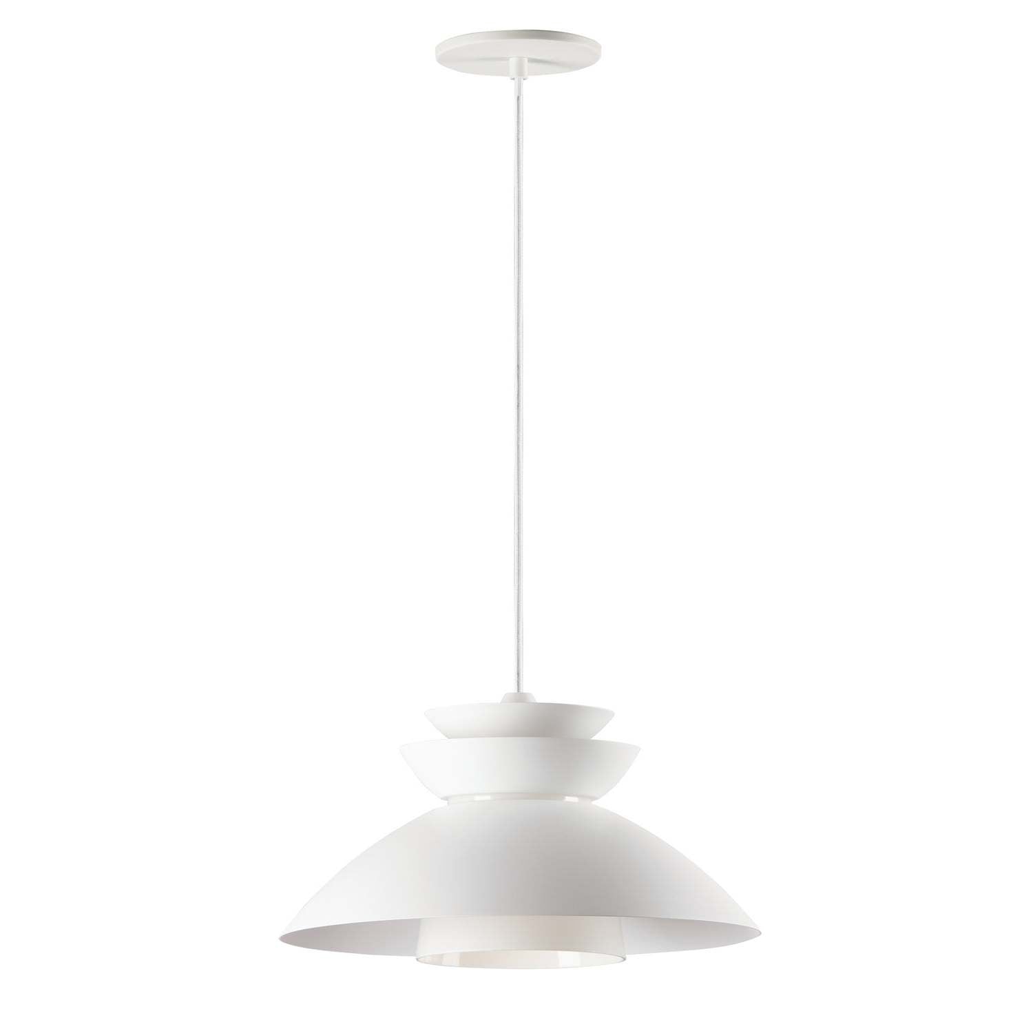 Maxim - 11359WTWT - One Light Pendant - Nordic - White