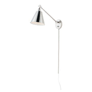 Maxim - 12222PN - One Light Wall Sconce - Library - Polished Nickel