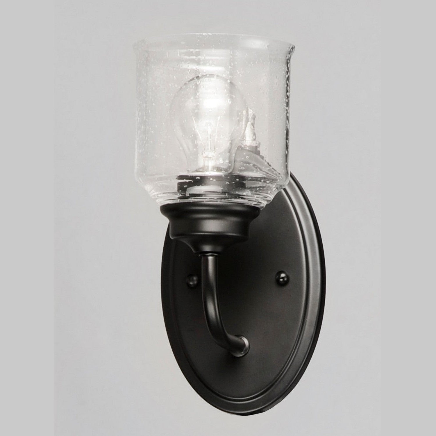 Maxim - 12261CDBK - One Light Wall Sconce - Acadia - Black