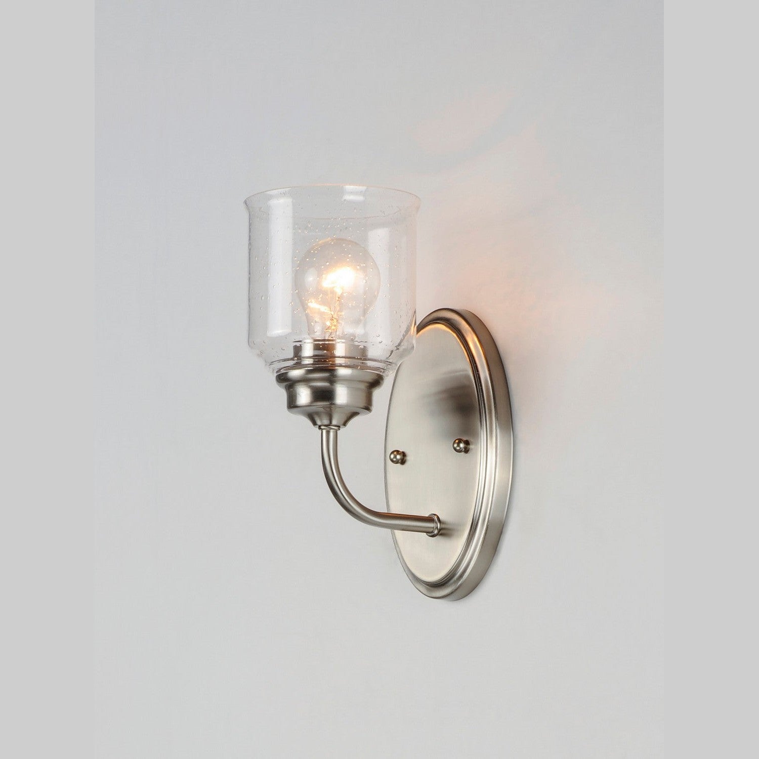 Maxim - 12261CDSN - One Light Wall Sconce - Acadia - Satin Nickel